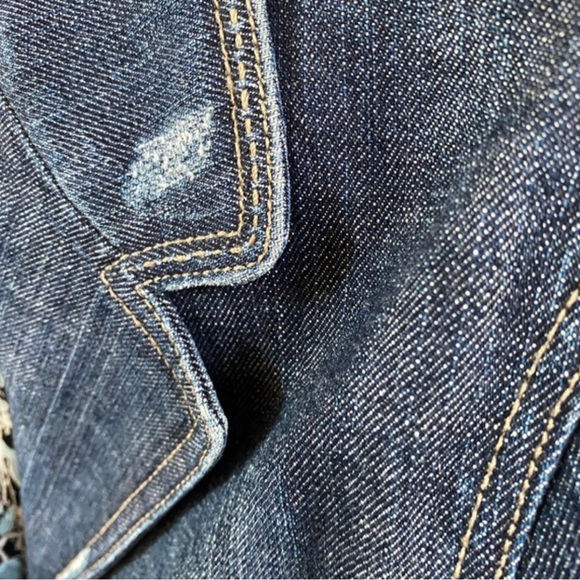 Elie Tahari Denim Jacket - Picture 5 of 6